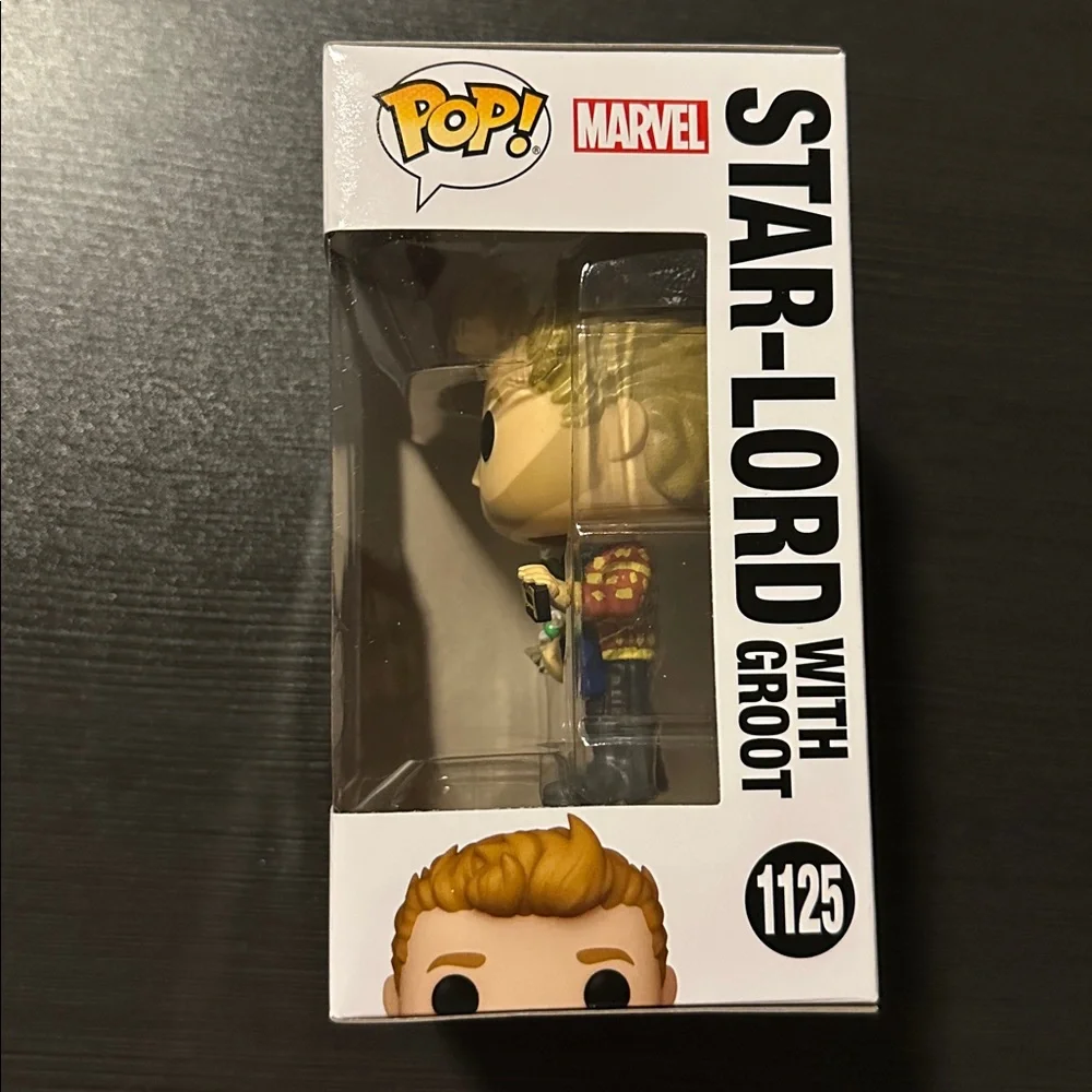Star-lord with groot funko exclusive # 1125 (nib) - Picture 3 of 6